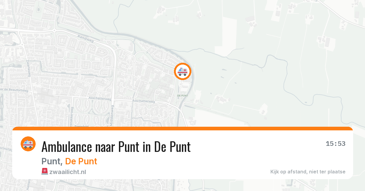 Ambulance naar Punt in De Punt — 16 mei 2026