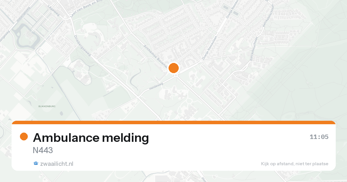 Ambulance melding — 7 feb 2026