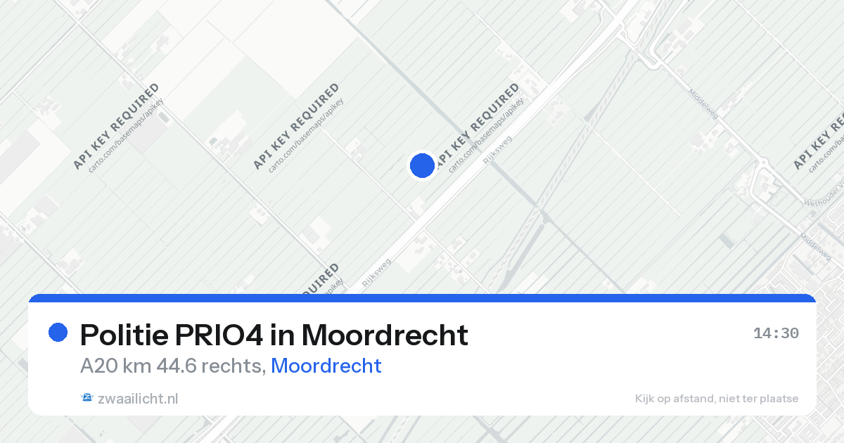 Politie PRIO4 in Moordrecht — 25 aug 2026 | 🚨 Zwaailicht.nl