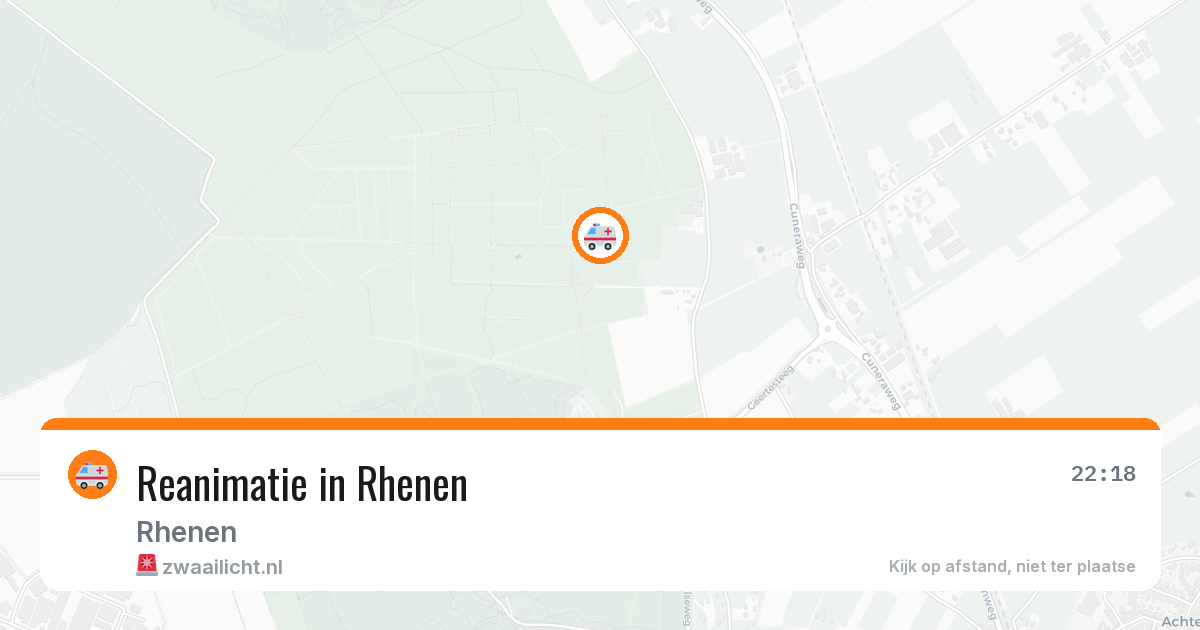 Reanimatie in Rhenen — 11 aug 2026