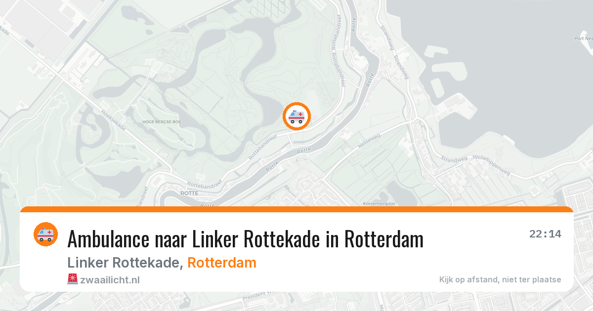 Ambulance naar Linker Rottekade in Rotterdam — 7 mrt 2026