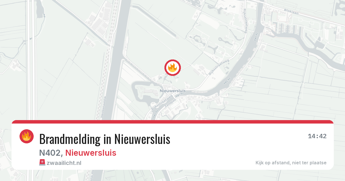 Brandmelding in Nieuwersluis — 4 mrt 2026