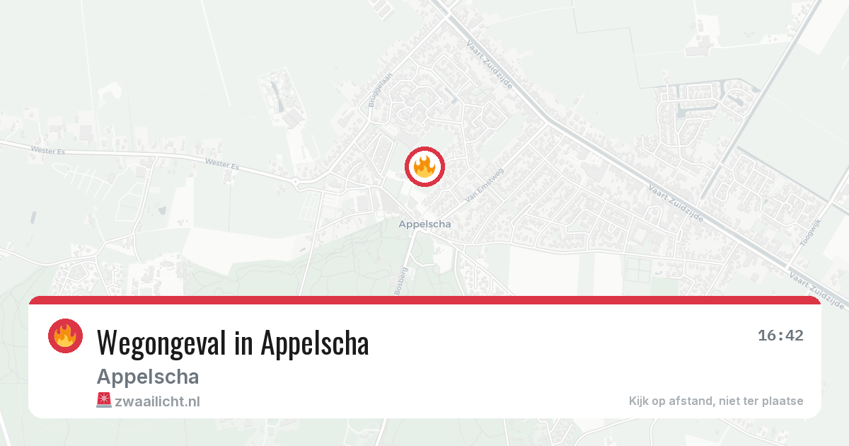 Wegongeval in Appelscha — 8 aug 2026