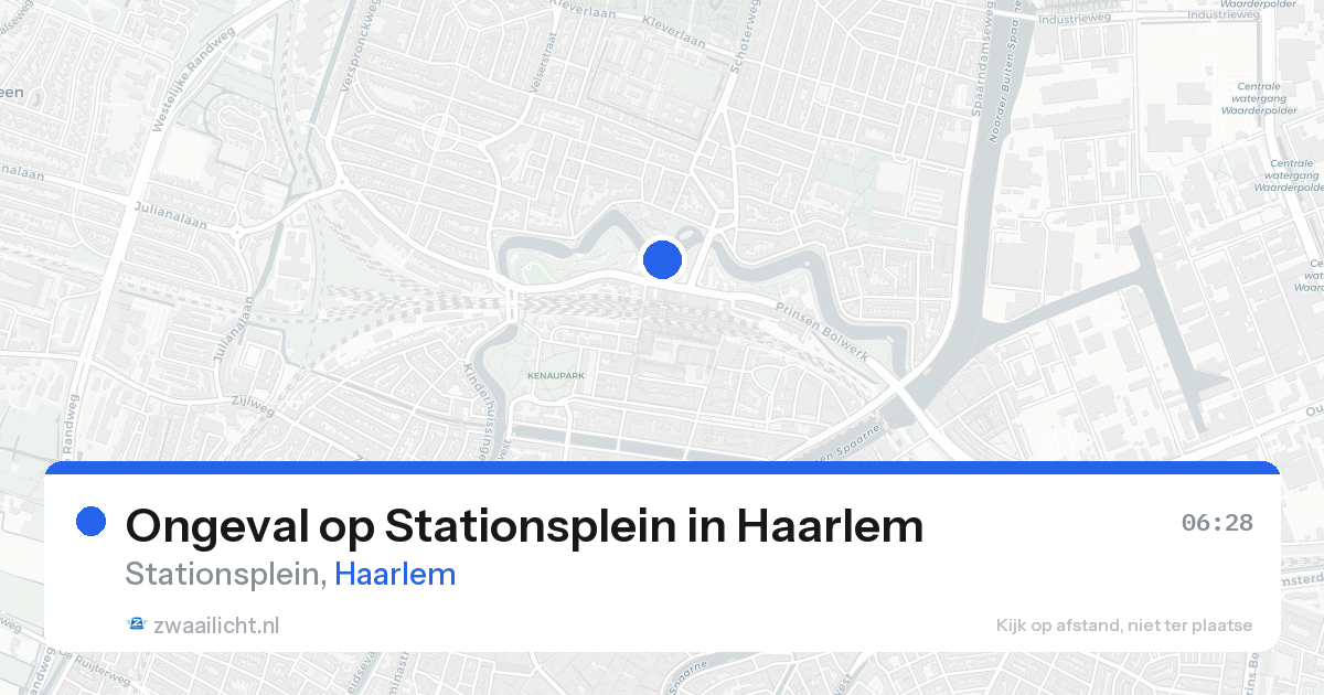 Ongeval op Stationsplein in Haarlem — 24 aug 2026