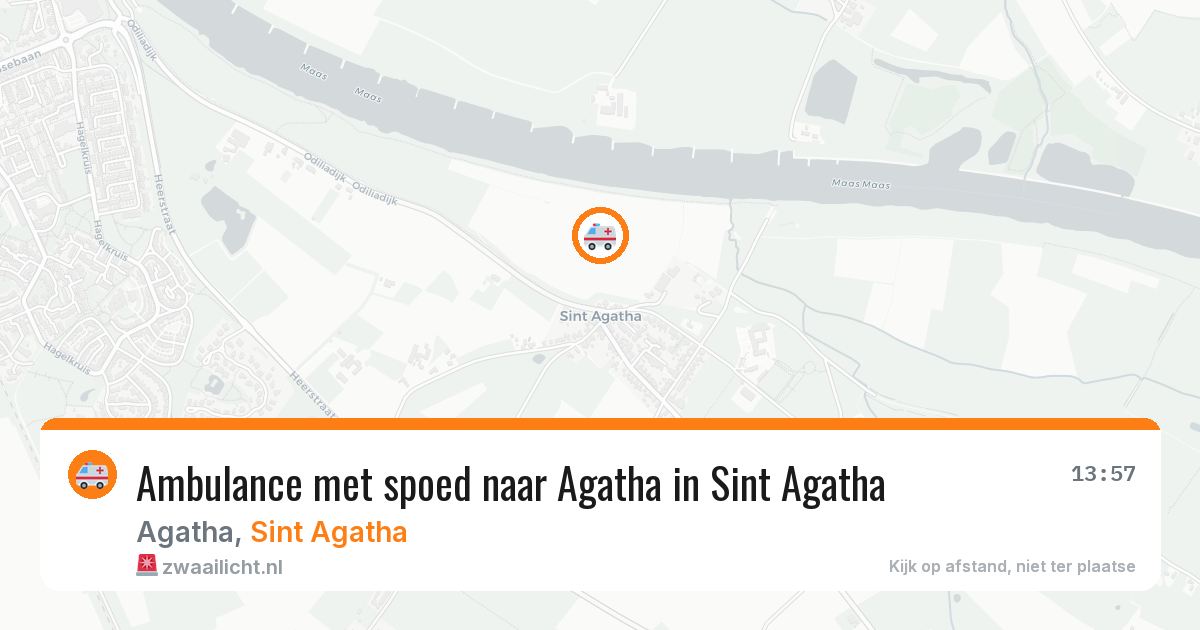 Ambulance met spoed naar Agatha in Sint Agatha — 4 mrt 2026