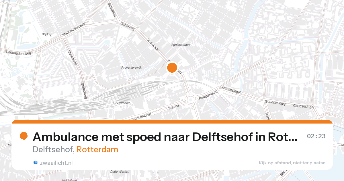 Ambulance met spoed naar Delftsehof in Rotterdam — 7 feb 2026