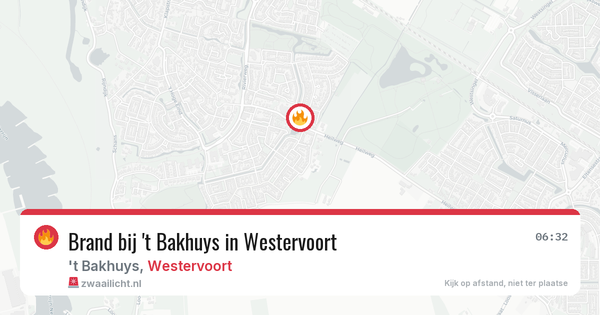 Brand bij 't Bakhuys in Westervoort — 28 jun 2026