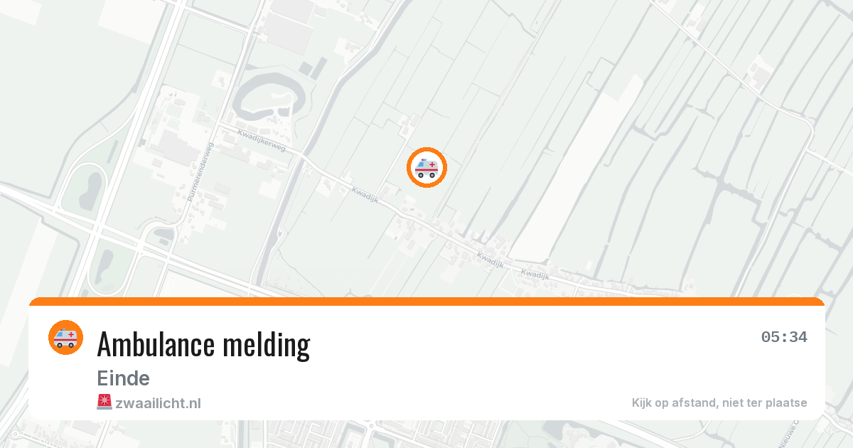 Ambulance melding — 8 jun 2026