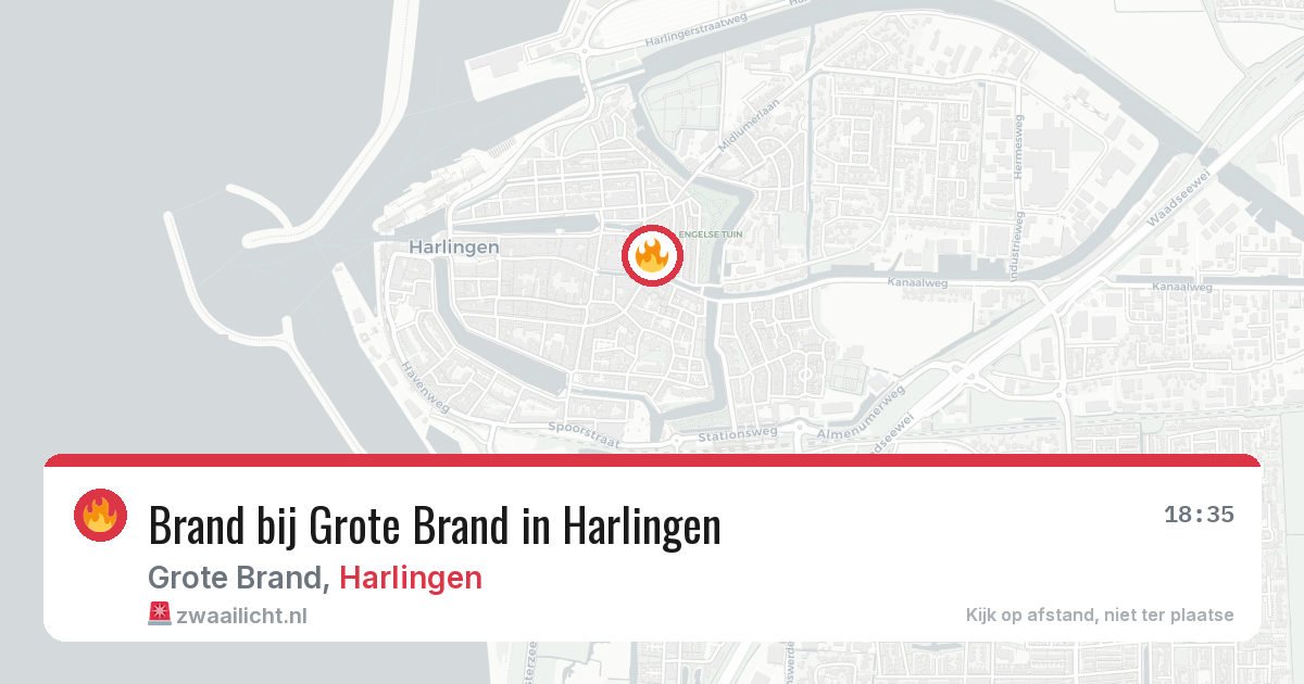 Brand bij Grote Brand in Harlingen — 10 jul 2026