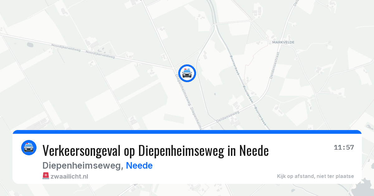 Verkeersongeval op Diepenheimseweg in Neede — 21 mrt 2026