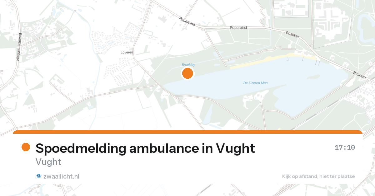 Spoedmelding ambulance in Vught — 16 aug 2026