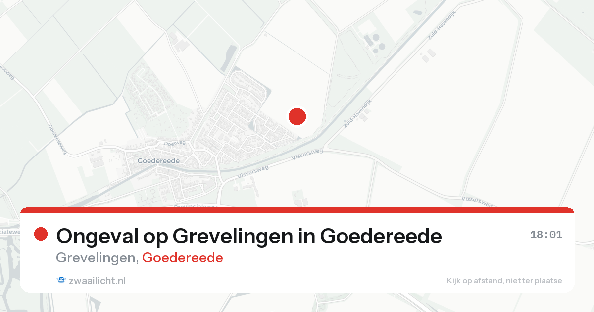 Ongeval op Grevelingen in Goedereede — 20 aug 2026