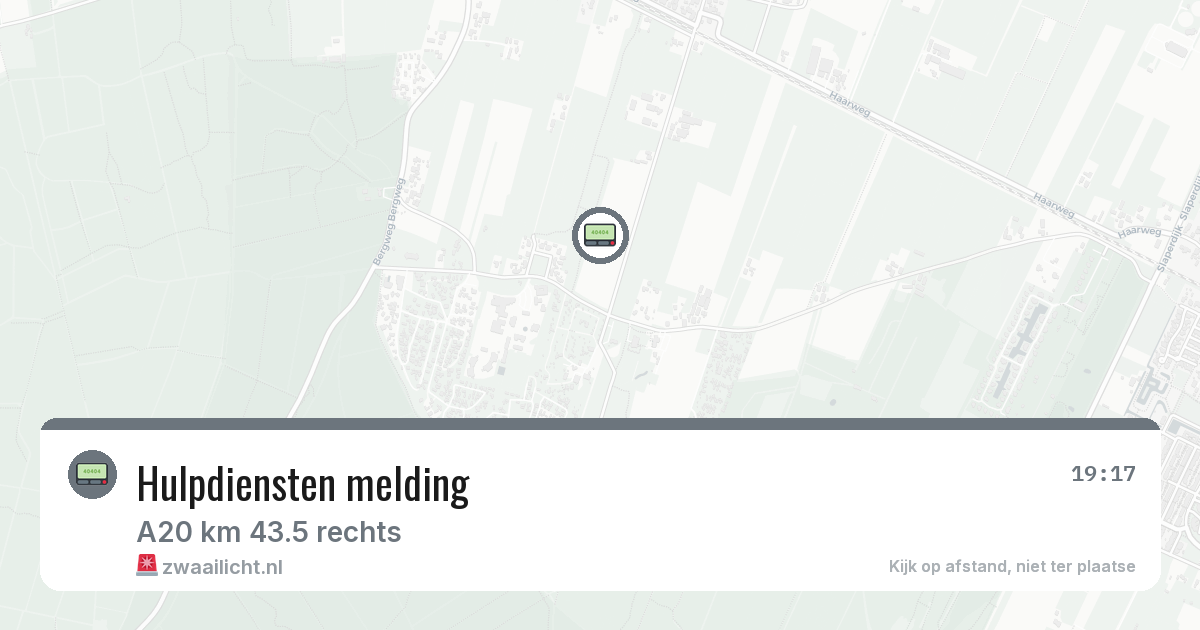 Hulpdiensten melding — 5 feb 2026