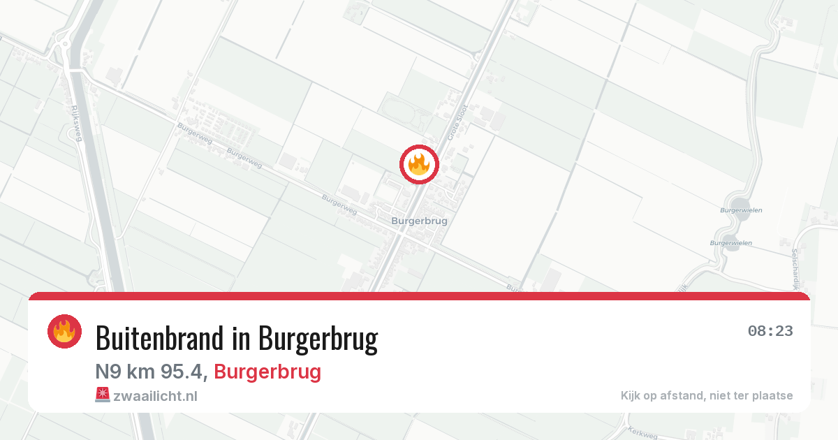 Buitenbrand in Burgerbrug — 29 jun 2026