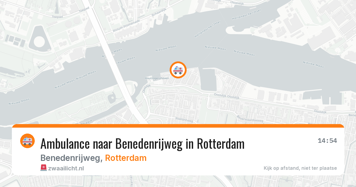 Ambulance naar Benedenrijweg in Rotterdam — 20 jun 2026