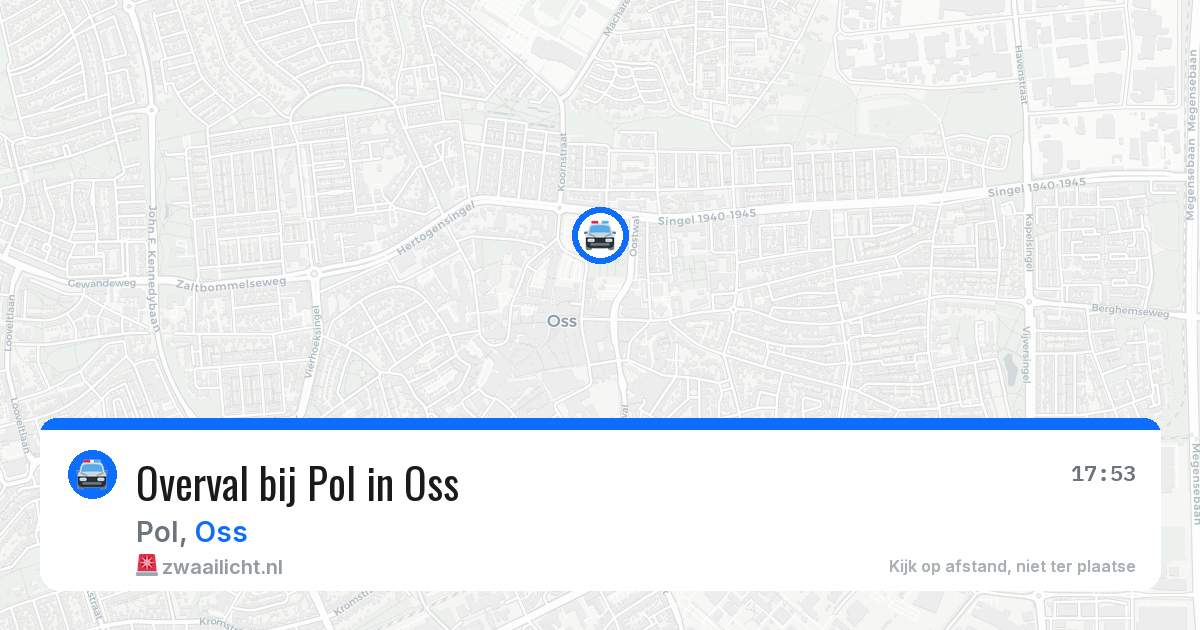 Overval bij Pol in Oss — 21 apr 2026