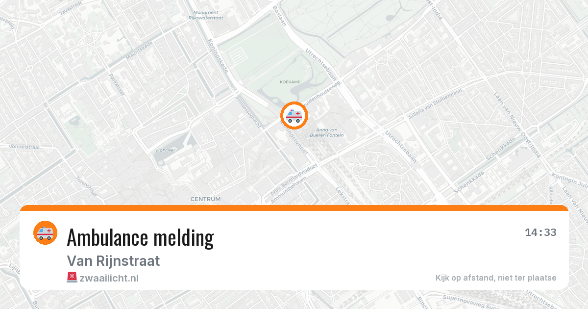 Ambulance melding — 23 jul 2026