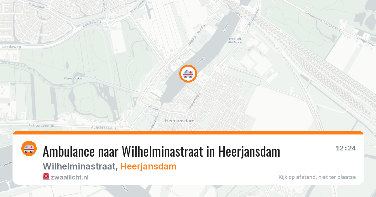 Ambulance naar Wilhelminastraat in Heerjansdam — 2 feb 2026