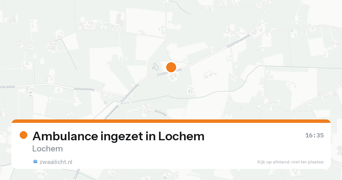 Ambulance ingezet in Lochem — 14 aug 2026