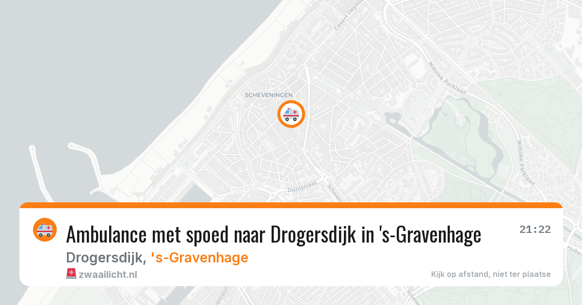 Ambulance met spoed naar Drogersdijk in 's-Gravenhage — 12 mei 2026
