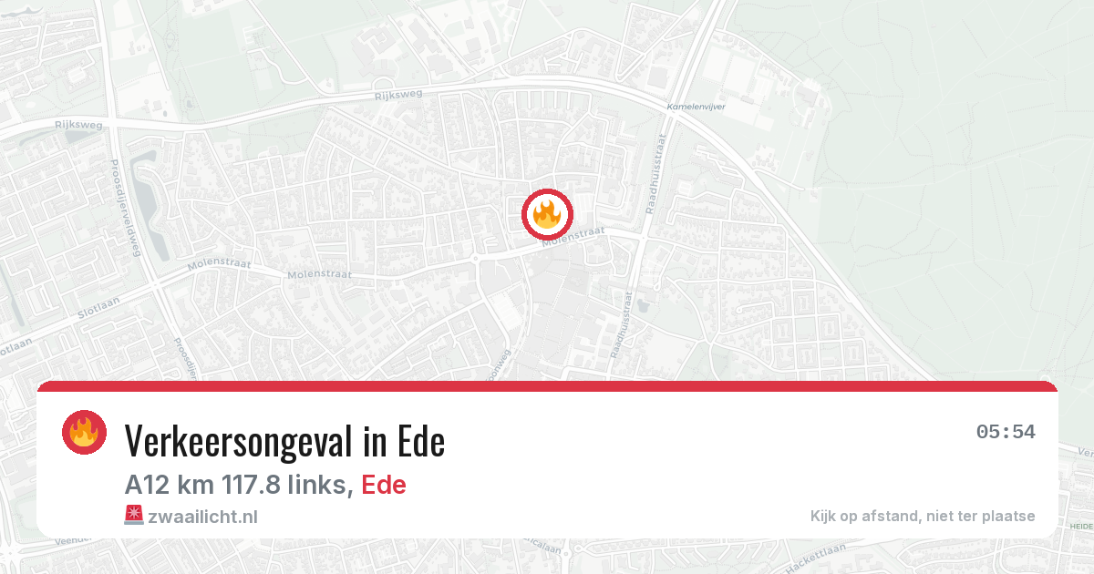 Verkeersongeval in Ede — 13 apr 2026