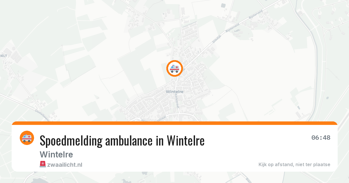 Spoedmelding ambulance in Wintelre — 1 apr 2026