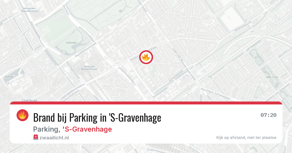 Brand bij Parking in 'S-Gravenhage — 27 jun 2026