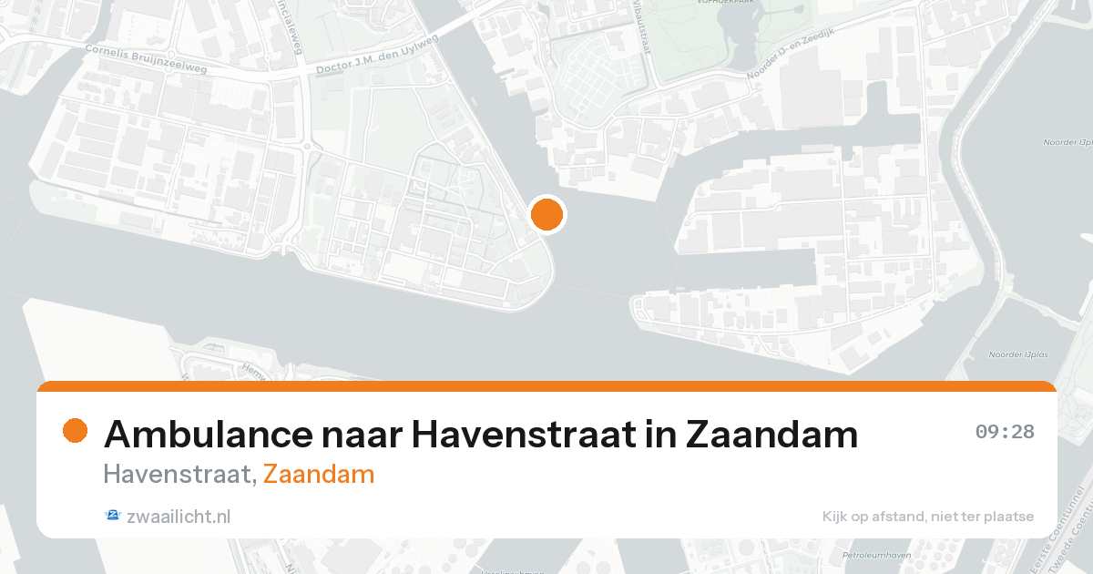 Ambulance naar Havenstraat in Zaandam — 7 jun 2026