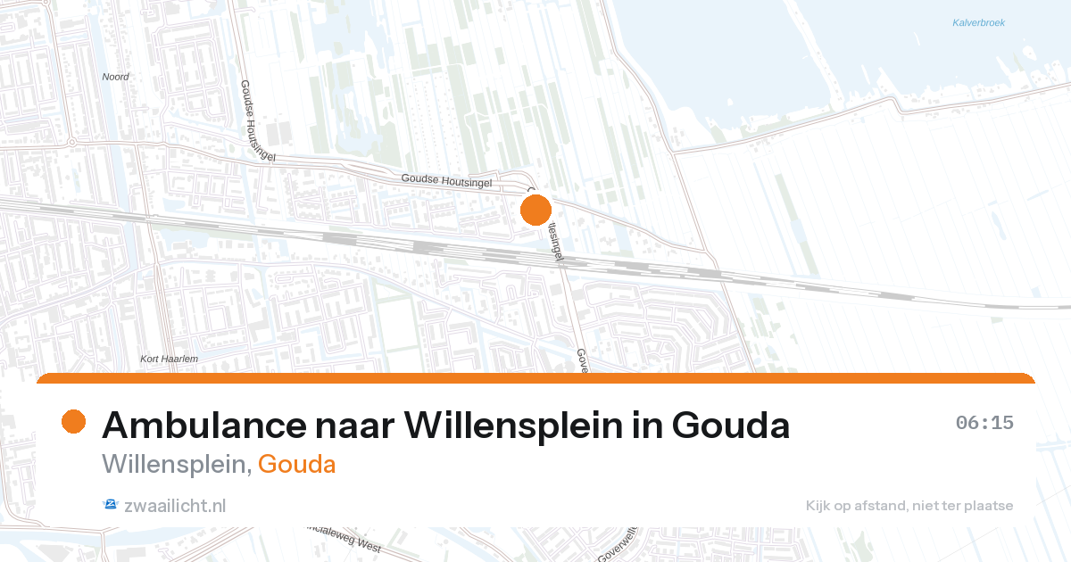 Ambulance naar Willensplein in Gouda — 7 feb 2026