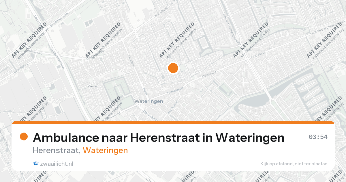 Ambulance naar Herenstraat in Wateringen — 26 aug 2026