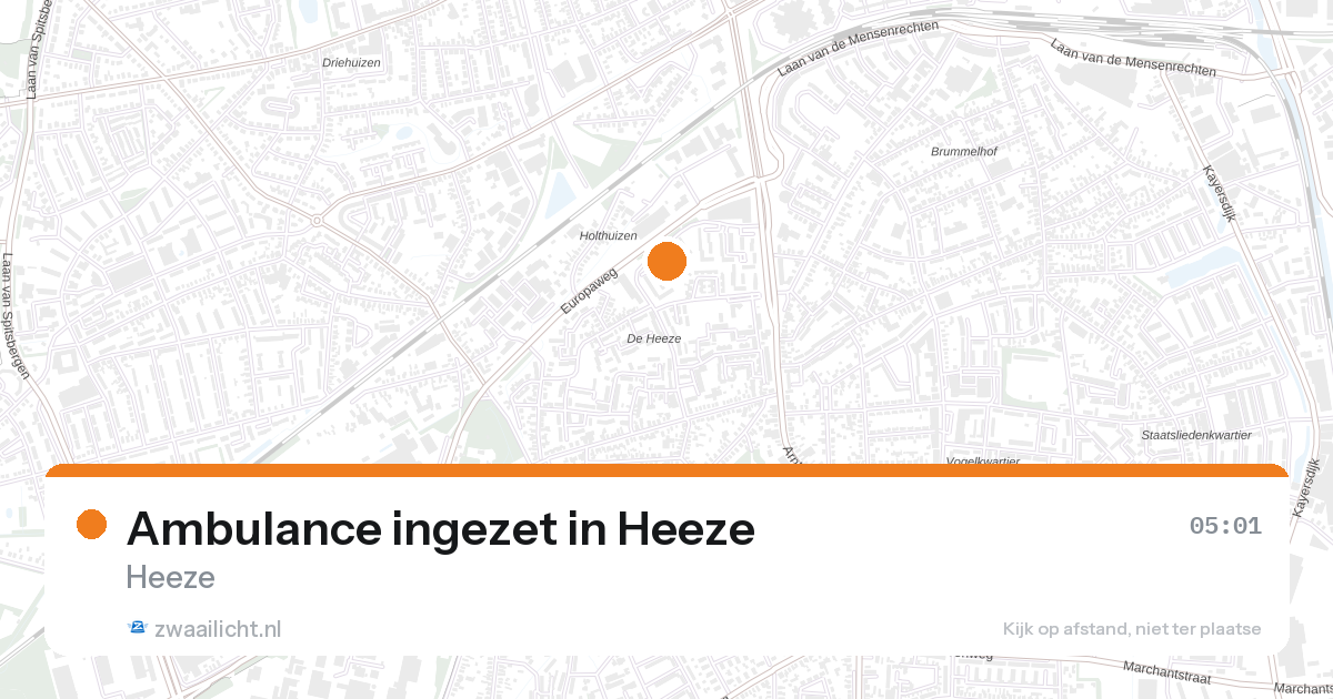 Ambulance ingezet in Heeze — 7 feb 2026