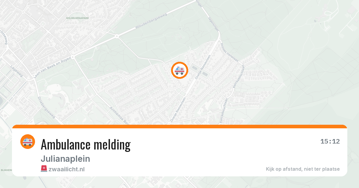 Ambulance melding — 26 jun 2026