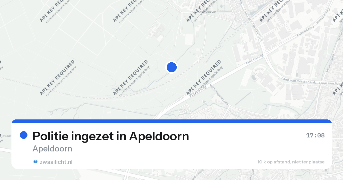 Politie ingezet in Apeldoorn — 26 aug 2026 | 🚨 Zwaailicht.nl