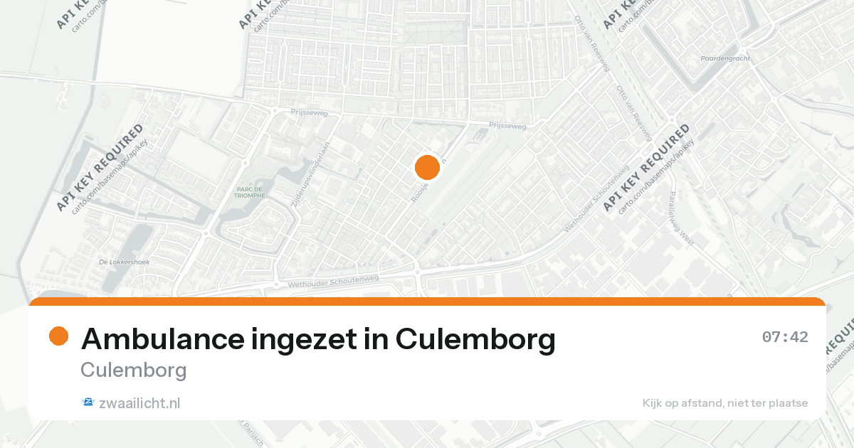Ambulance ingezet in Culemborg — 26 aug 2026