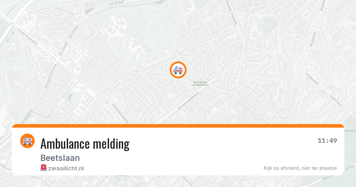 Ambulance melding — 30 jan 2026