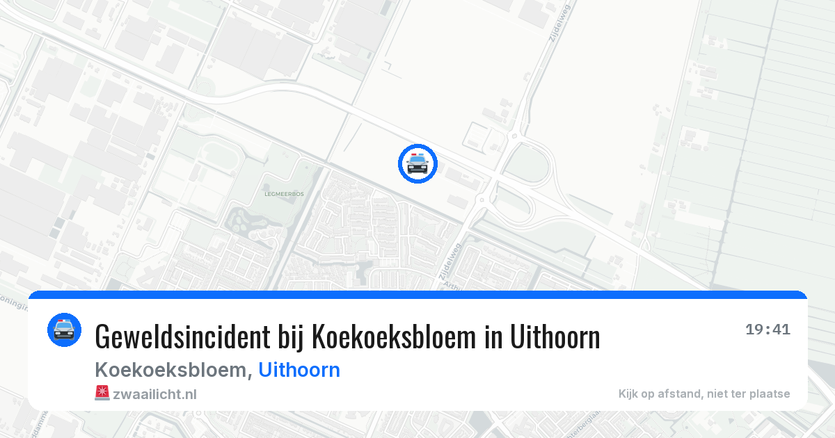 Geweldsincident bij Koekoeksbloem in Uithoorn — 2 mei 2026
