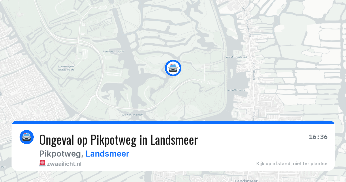 Ongeval op Pikpotweg in Landsmeer — 22 apr 2026