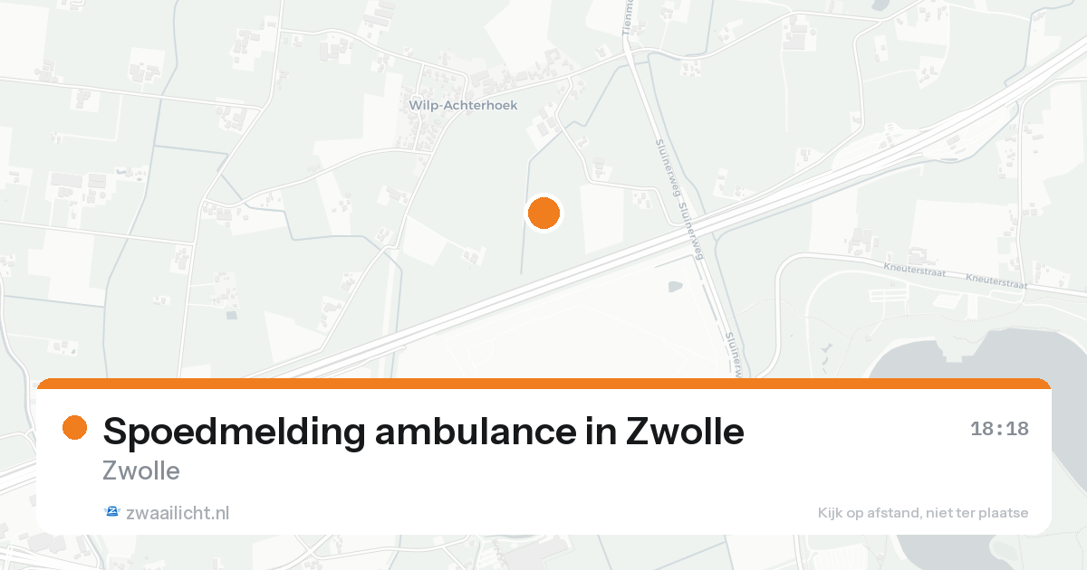 Spoedmelding ambulance in Zwolle — 19 aug 2026
