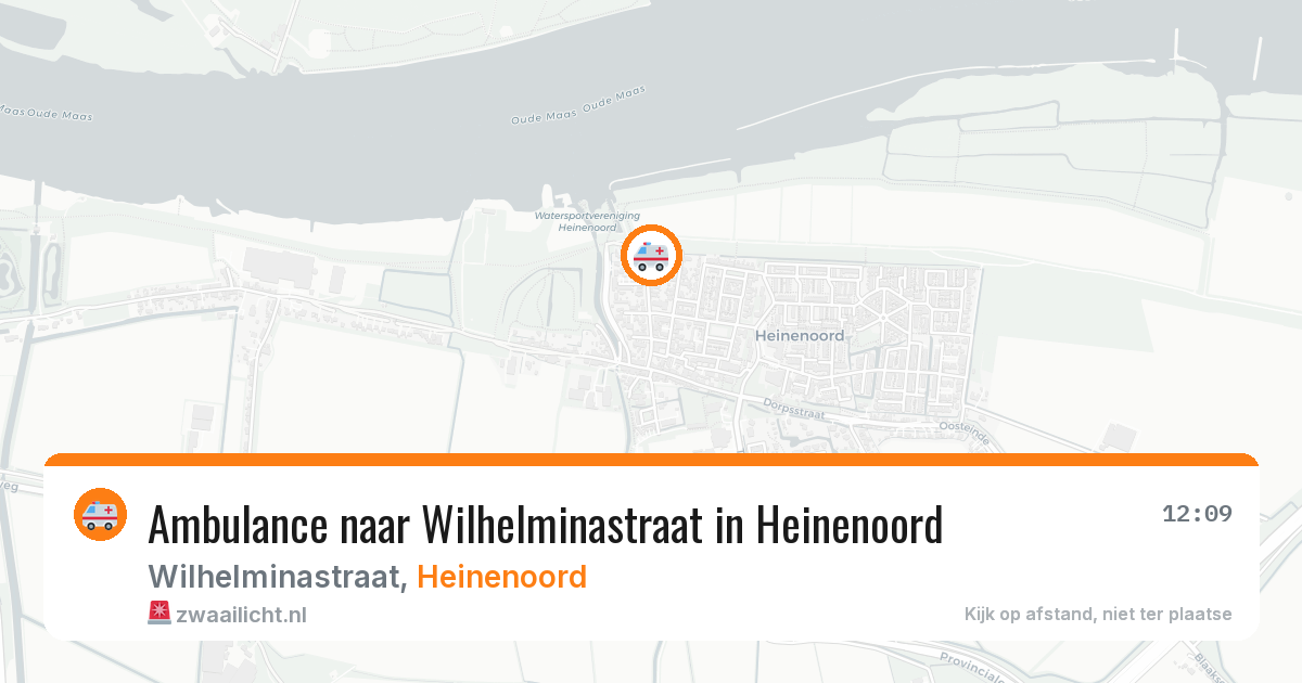 Ambulance naar Wilhelminastraat in Heinenoord — 10 jun 2026