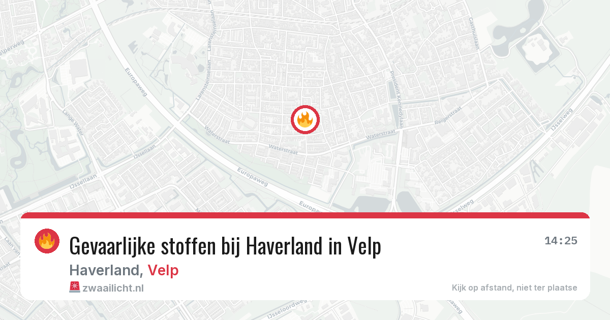 Gevaarlijke stoffen bij Haverland in Velp — 4 mei 2026