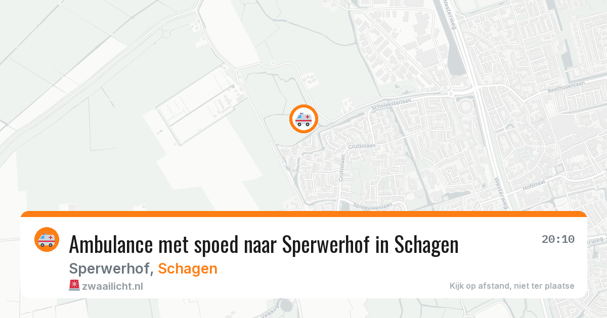 Ambulance met spoed naar Sperwerhof in Schagen — 4 apr 2026
