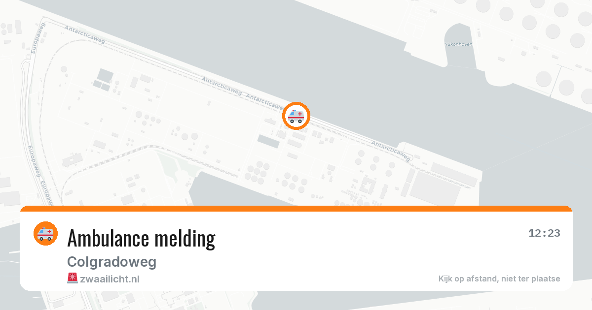 Ambulance melding — 7 mei 2026