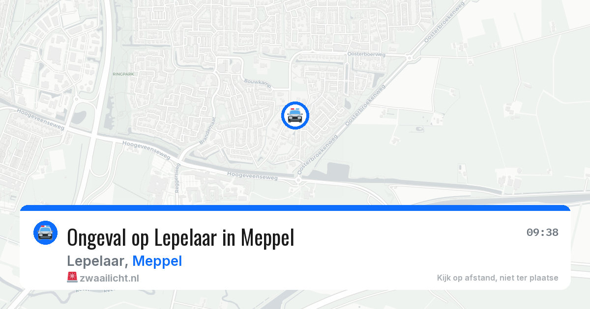 Ongeval op Lepelaar in Meppel — 14 jun 2026