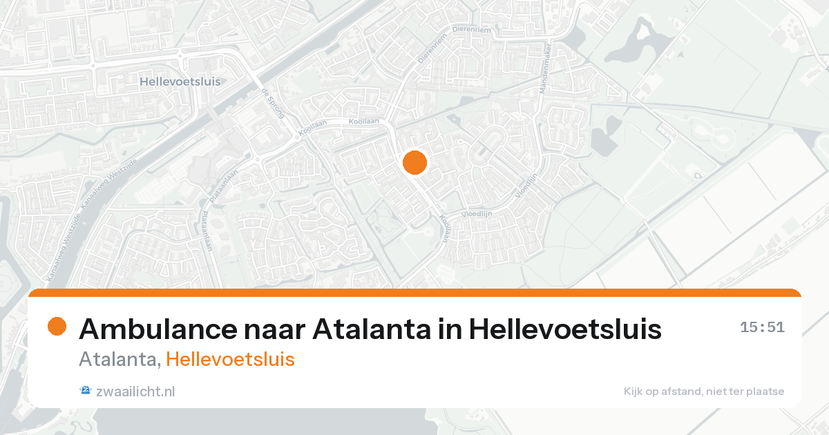 Ambulance naar Atalanta in Hellevoetsluis — 7 feb 2026