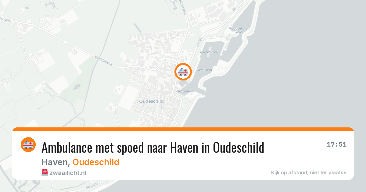 Ambulance met spoed naar Haven in Oudeschild — 3 jul 2026