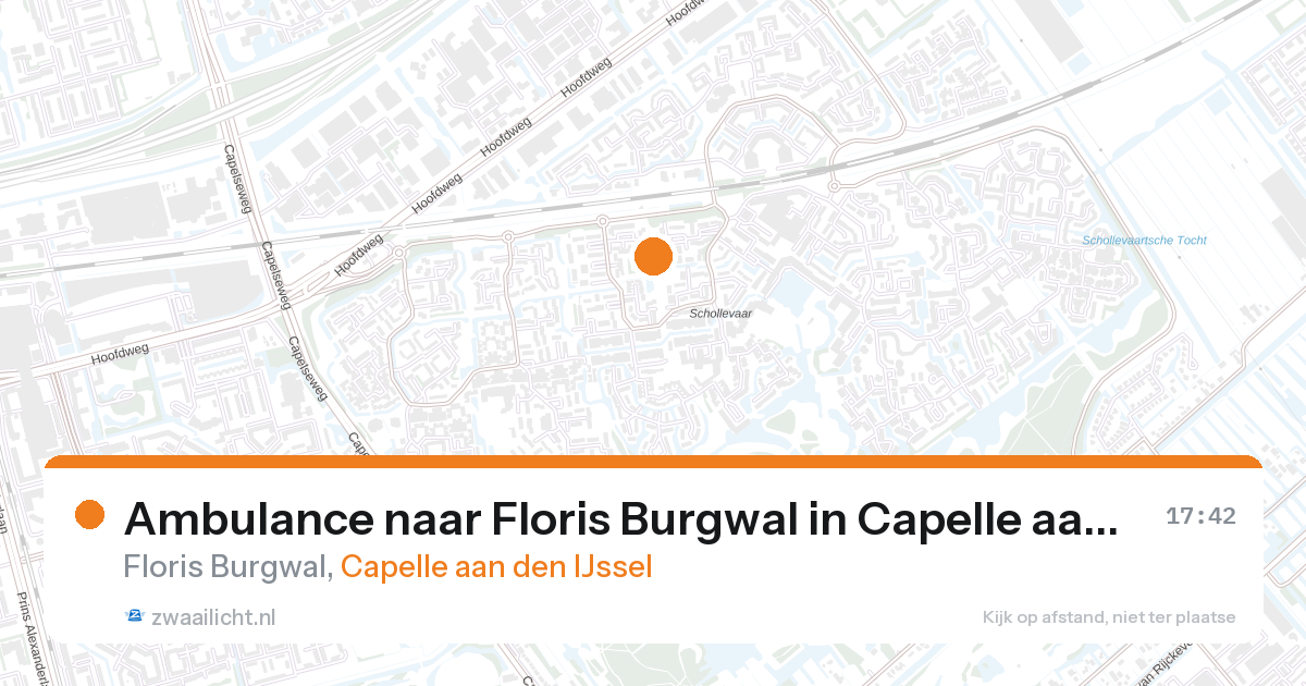 Ambulance naar Floris Burgwal in Capelle aan den IJssel — 27 aug 2026