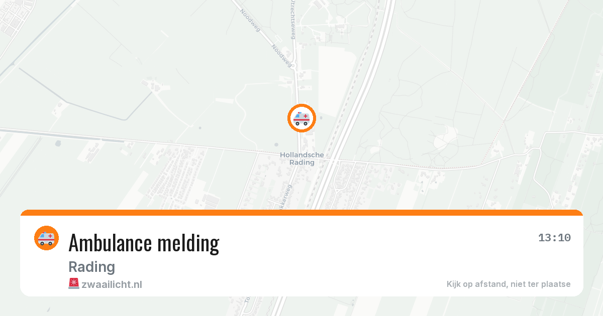 Ambulance melding — 23 feb 2026