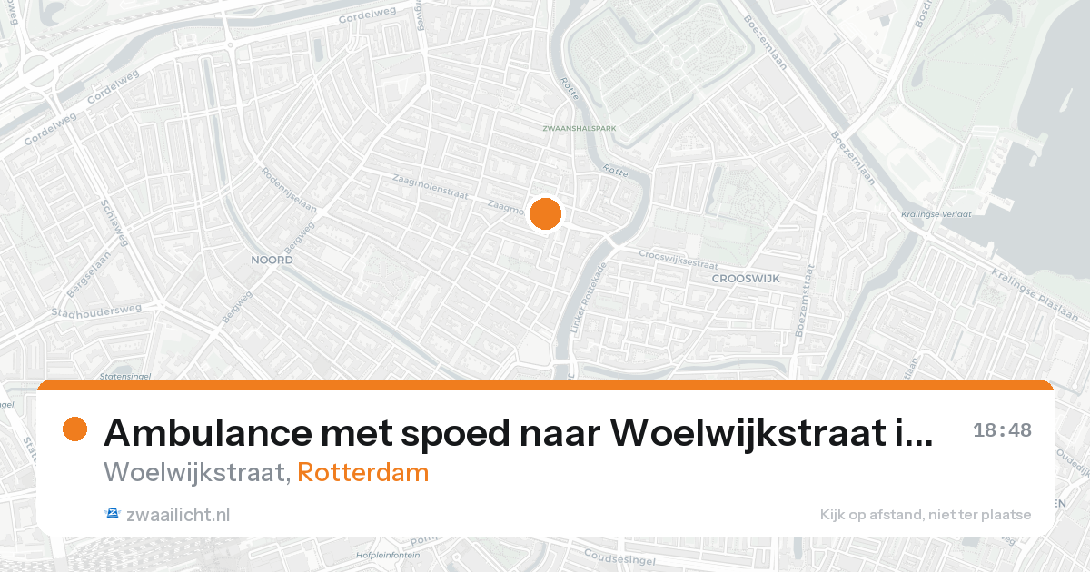 Ambulance met spoed naar Woelwijkstraat in Rotterdam — 31 jan 2026