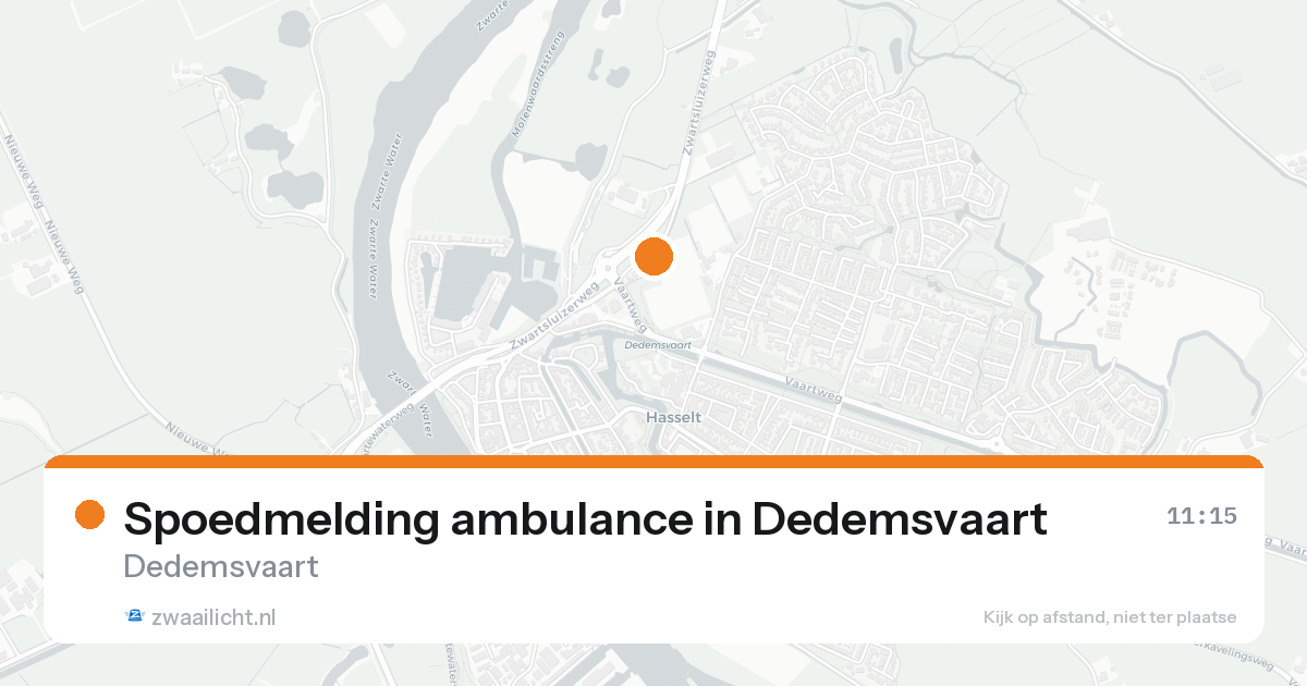 Spoedmelding ambulance in Dedemsvaart — 7 feb 2026