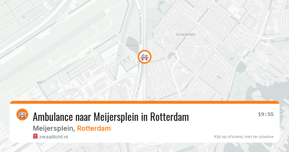 Ambulance naar Meijersplein in Rotterdam — 7 jul 2026